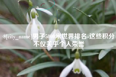 老河口男子5000米世界排名-这些积分不仅关乎个人荣誉