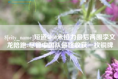 老河口短道5000米接力最后两圈李文龙陪跑-尽管中国队最终收获一枚铜牌
