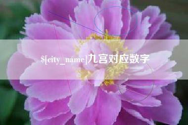 老河口九宫对应数字