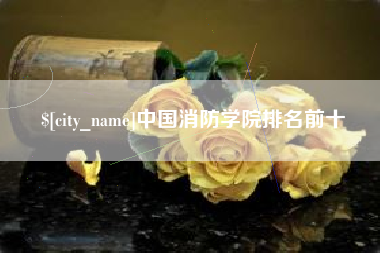 老河口中国消防学院排名前十