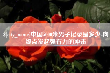 老河口中国5000米男子记录是多少-向终点发起强有力的冲击