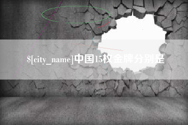 老河口中国15枚金牌分别是