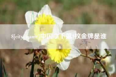 老河口中国拿下第9枚金牌是谁