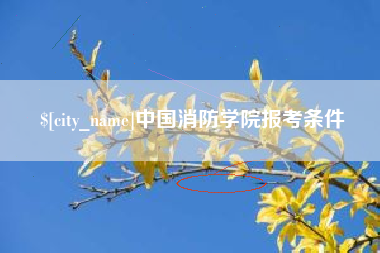 老河口中国消防学院报考条件