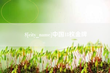 老河口中国18枚金牌