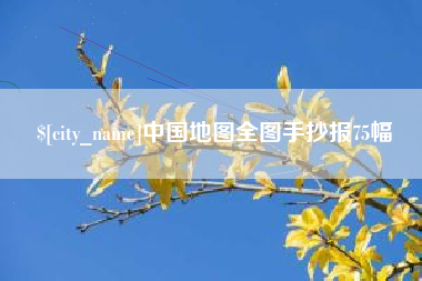 老河口中国地图全图手抄报75幅