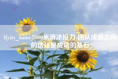 老河口5000米滑冰接力-团队成员之间的信任是成功的基石