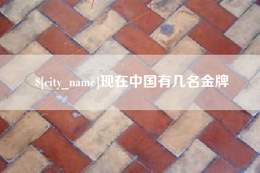 老河口现在中国有几名金牌