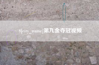 老河口第九金夺冠视频