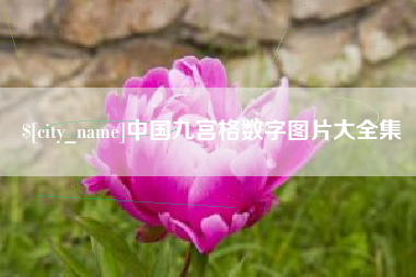 老河口中国九宫格数字图片大全集