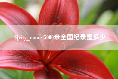 老河口5000米全国纪录是多少