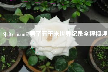 老河口男子五千米世界纪录全程视频