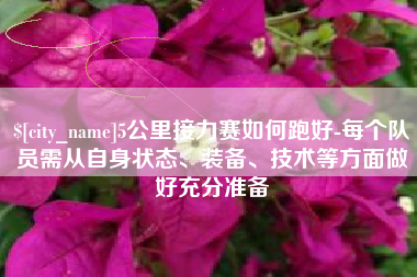 老河口5公里接力赛如何跑好-每个队员需从自身状态、装备、技术等方面做好充分准备
