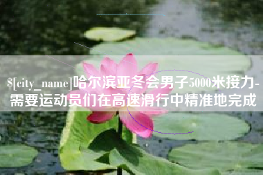 老河口哈尔滨亚冬会男子5000米接力-需要运动员们在高速滑行中精准地完成