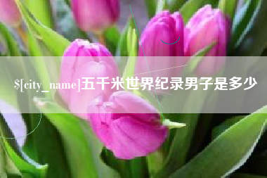 老河口五千米世界纪录男子是多少