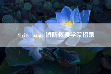 老河口消防救援学院招录