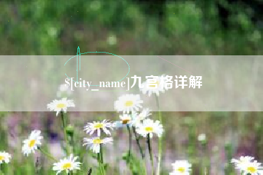 老河口九宫格详解