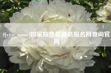 老河口国家应急救援员报名网查询官网