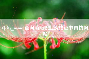 老河口查询消防职业资格证书真伪网站