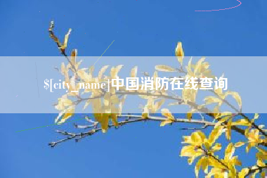 老河口中国消防在线查询