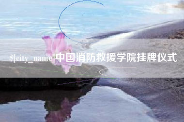 老河口中国消防救援学院挂牌仪式