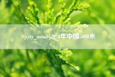 老河口2020年中国5000米