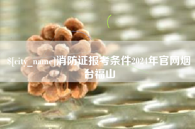 老河口消防证报考条件2024年官网烟台福山
